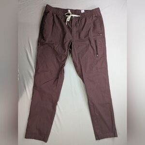 Vuori Mens XX Large Red  Ripstop Elastic Waist Drawstring Jogger Pants V412